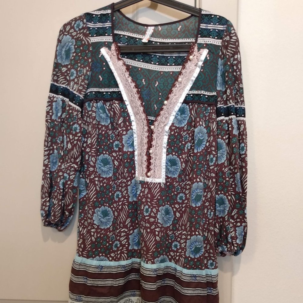 FP Boho Tunic Dress Size S